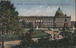 Berlin Royal Castle with Pleasure Garden Postcard
