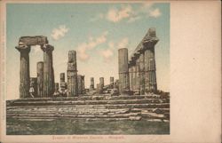 Tempio di Giunone Lacinia - Girgenti Postcard