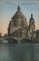 Berlin Cathedral and Frederick's Bridge Postcard
