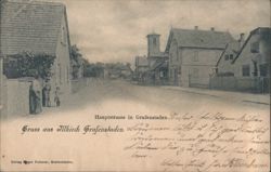 Hauptstrasse in Grafenstaden, Illkirch-Graffenstaden Postcard