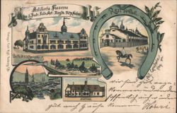 Artillerie Kaserne, Reit Halle, Cantine, Freiburg Postcard
