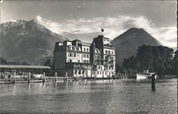 Hotel du Lac, Interlaken, Switzerland Postcard