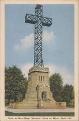 Cross on Mount Royal, Montréal Postcard