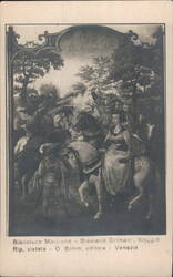 Breviario Grimani: Maggio Postcard