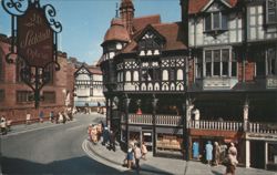 The Rows, Chester - J.D. Pickdall Optician & Timber-framed Bldgs Postcard