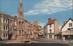 Market Square, Glastonbury Postcard