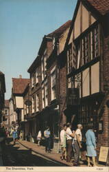 The Shambles, York - Historic Street with Timbered Buildings Postcard