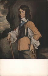 William II of Nassau and Orange by Van Dyck Postcard