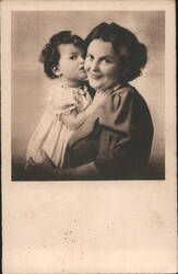 Mother and Child Portrait Postcard