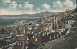 Gibraltar, A Bird's Eye View of the Town Postcard