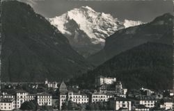 Interlaken mit Jungfrau 4158 m Postcard