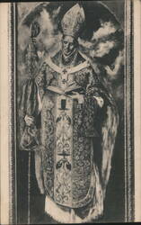 El Greco: San Eugenio, Obispo, El Escorial, Spain Postcard