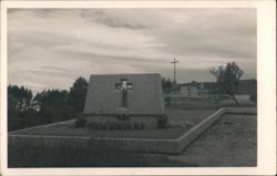 Lidice Memorial Crosses, Czechoslovakia Postcard