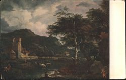 The Cloister by Jacob van Ruisdael Postcard
