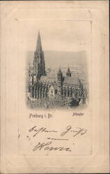 Freiburg im Breisgau Münster Cathedral Postcard