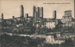 San Gimignano, View from the Hospital Postcard