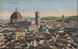 Firenze Panorama - Duomo and Giotto's Campanile Postcard