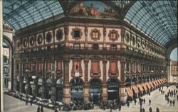 Galleria Vittorio Emanuele II, Milano Postcard