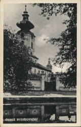 Domed Tower Building, České Budějovice Postcard