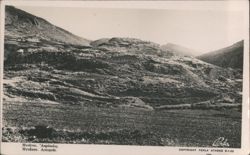 Mycenae Acropolis Landscape View Postcard