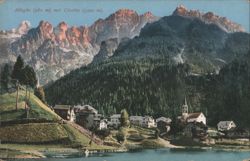 Alleghe (980 m) mit Civetta (3220 m), Dolomites Postcard