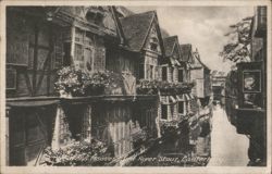 Weavers Houses & River Stour, Canterbury Postcard