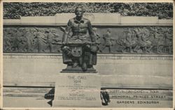 Scottish-American War Memorial, Princes Street Gardens Postcard