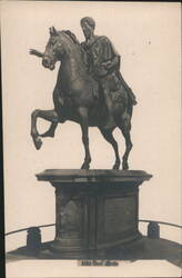 Equestrian Statue of Marcus Aurelius, Rome Postcard