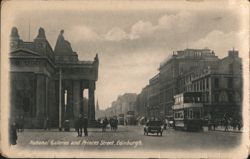 National Galleries & Princes Street, Edinburgh Postcard