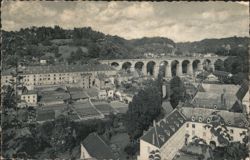 Luxembourg, Faubourg du Pfaffenthal Viaduct Postcard