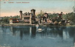 Castello Medioevale, Turin Postcard