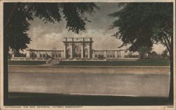 Nottingham, The War Memorial, Victoria Embankment Postcard
