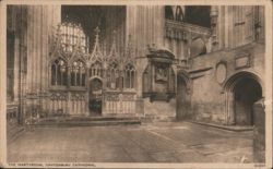 The Martyrdom, Canterbury Cathedral Postcard