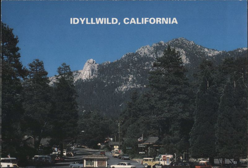 Idyllwild Mountain Community in the San Jacinto Mountains California
