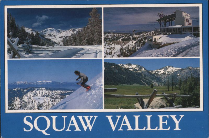 Squaw Valley Skiing and Mountain Views, Multi-Panel California