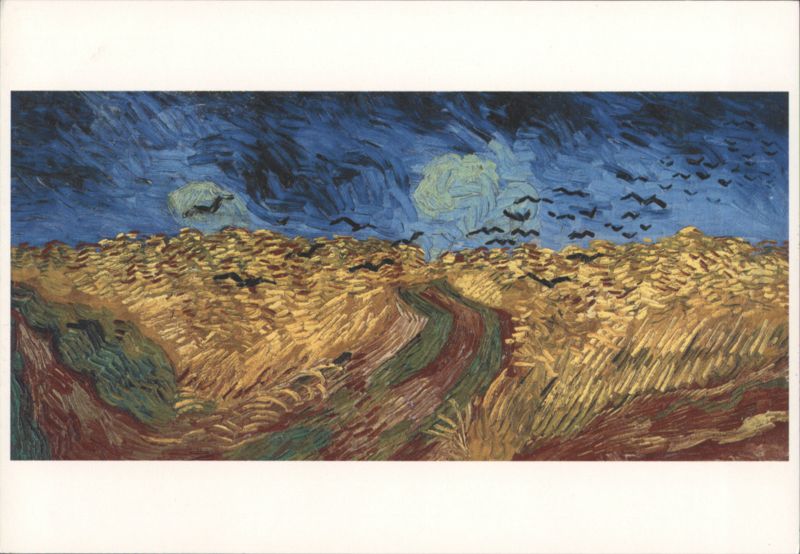 Wheatfield with crows, Vincent van Gogh, Auvers 1890