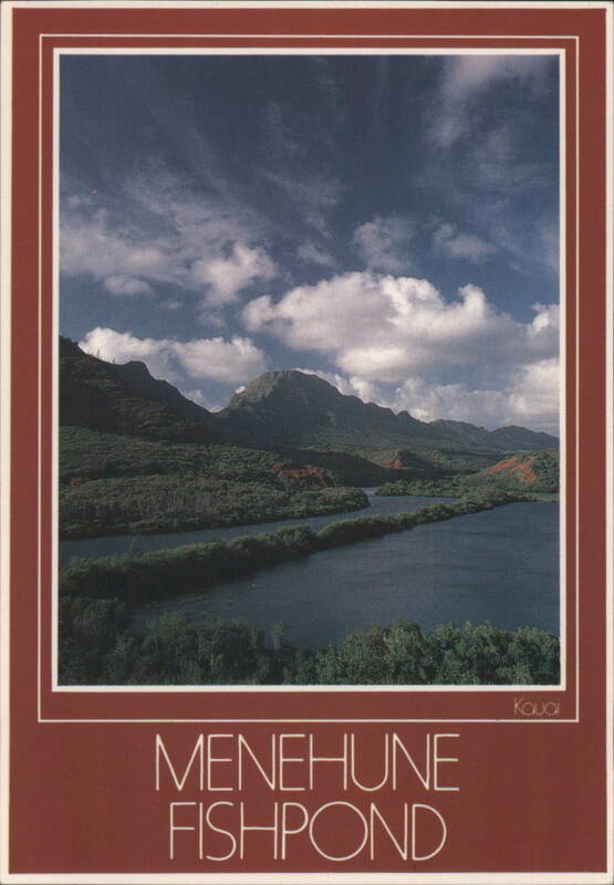 Menehune Fishpond, Kauai HI Hawaii P. French