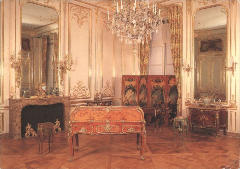 Rococo Paneled Room, French, circa 1755, J. Paul Getty Museum
