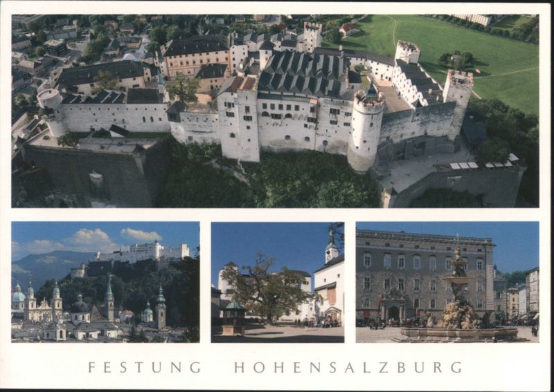Festung Hohensalzburg and Old Town Views, Salzburg Austria