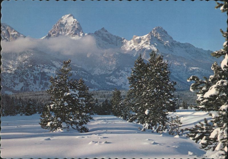 Winter Wonderland in the Teton Range, Snow Scene Bob Mix