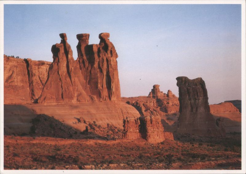 Three Gossips and Sheep Rock, Arches National Park, UT Utah