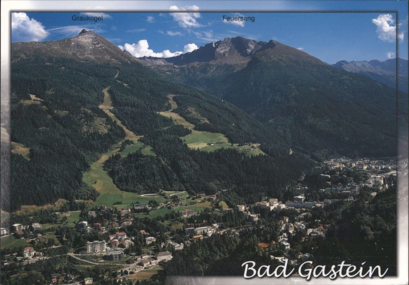Bad Gastein Valley View, Graukogel, Feuersang Peaks Austria
