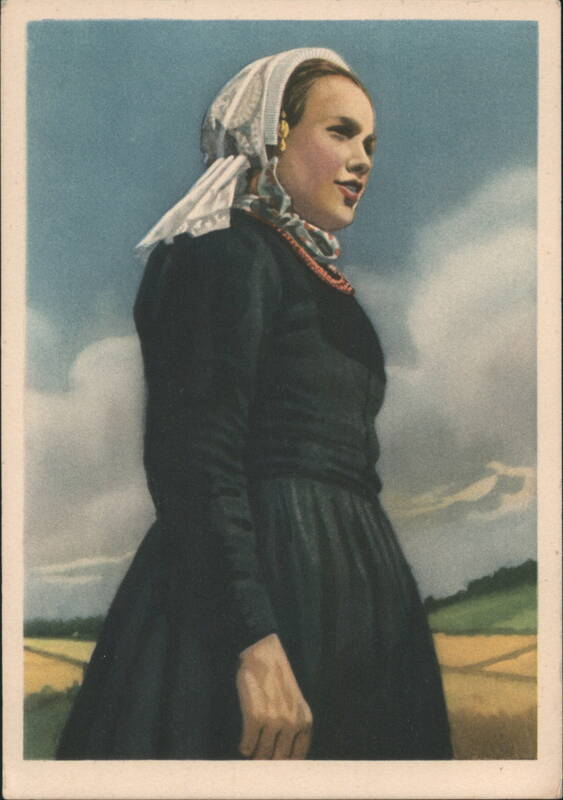 Woman in Traditional Twente Costume, Netherlands