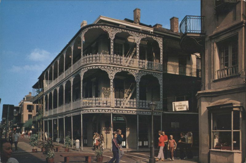 Labranche Building, 700 Royal Street, Iron Lace Balconies New Orleans Louisiana