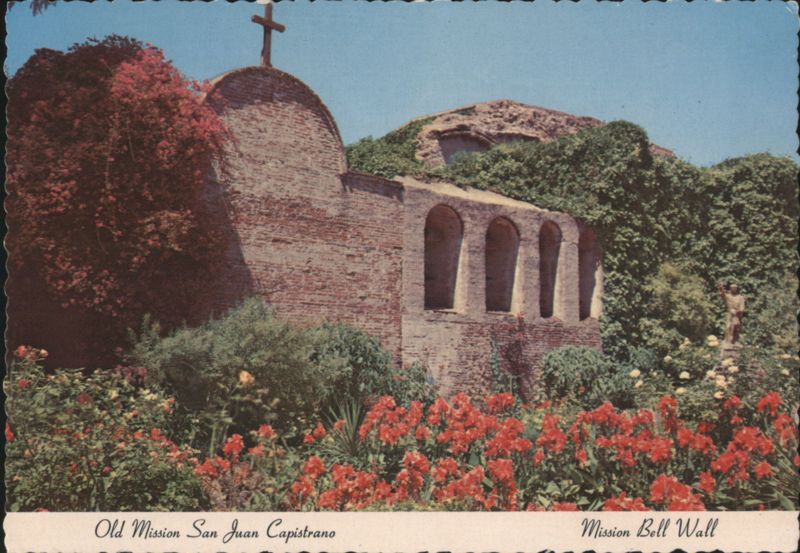 Mission Bell Wall, Old Mission San Juan Capistrano California