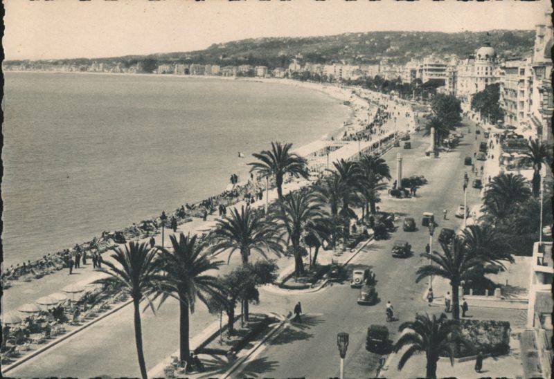 Promenade des Anglais, View from Hôtel Ruhl Nice France
