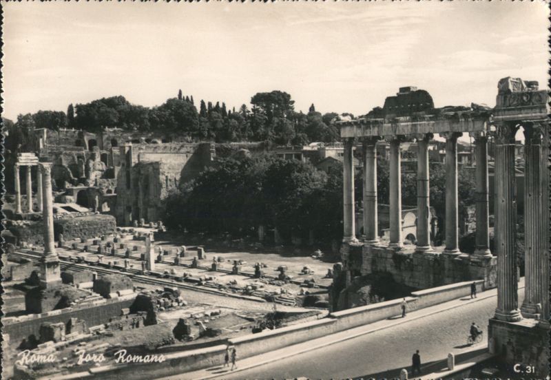 Foro Romano, Tempio di Saturno Rome Italy
