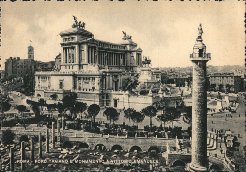 Foro Traiano & Monumento a Vittorio Emanuele II, Rome Italy