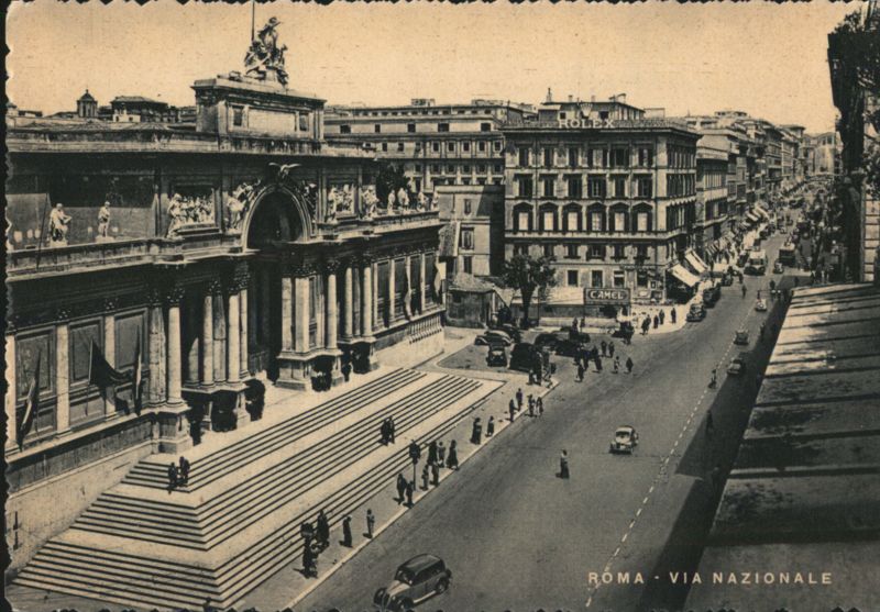 Via Nazionale, Palazzo delle Esposizioni Steps Roma Italy