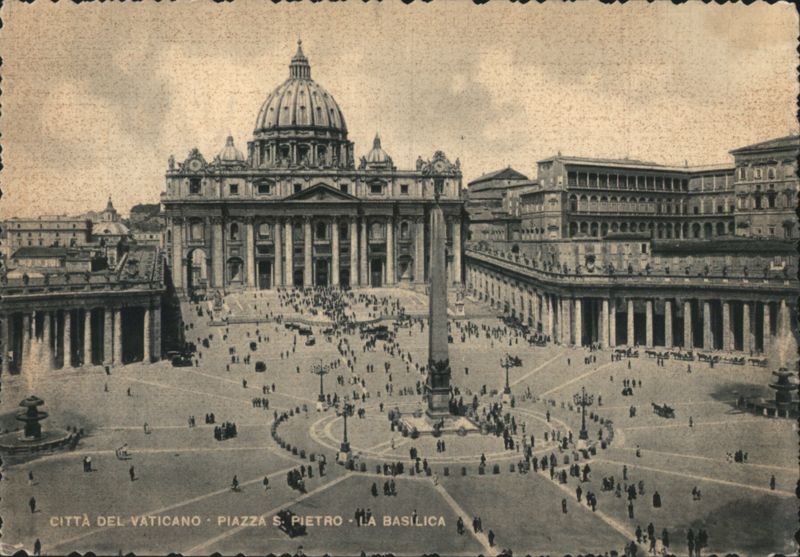 Piazza S. Pietro and La Basilica, Città del Vaticano Vatican City